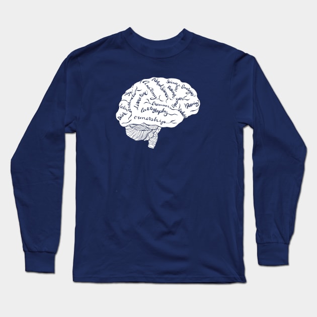 Challenge A Brain Long Sleeve T-Shirt by Sweet Blessings